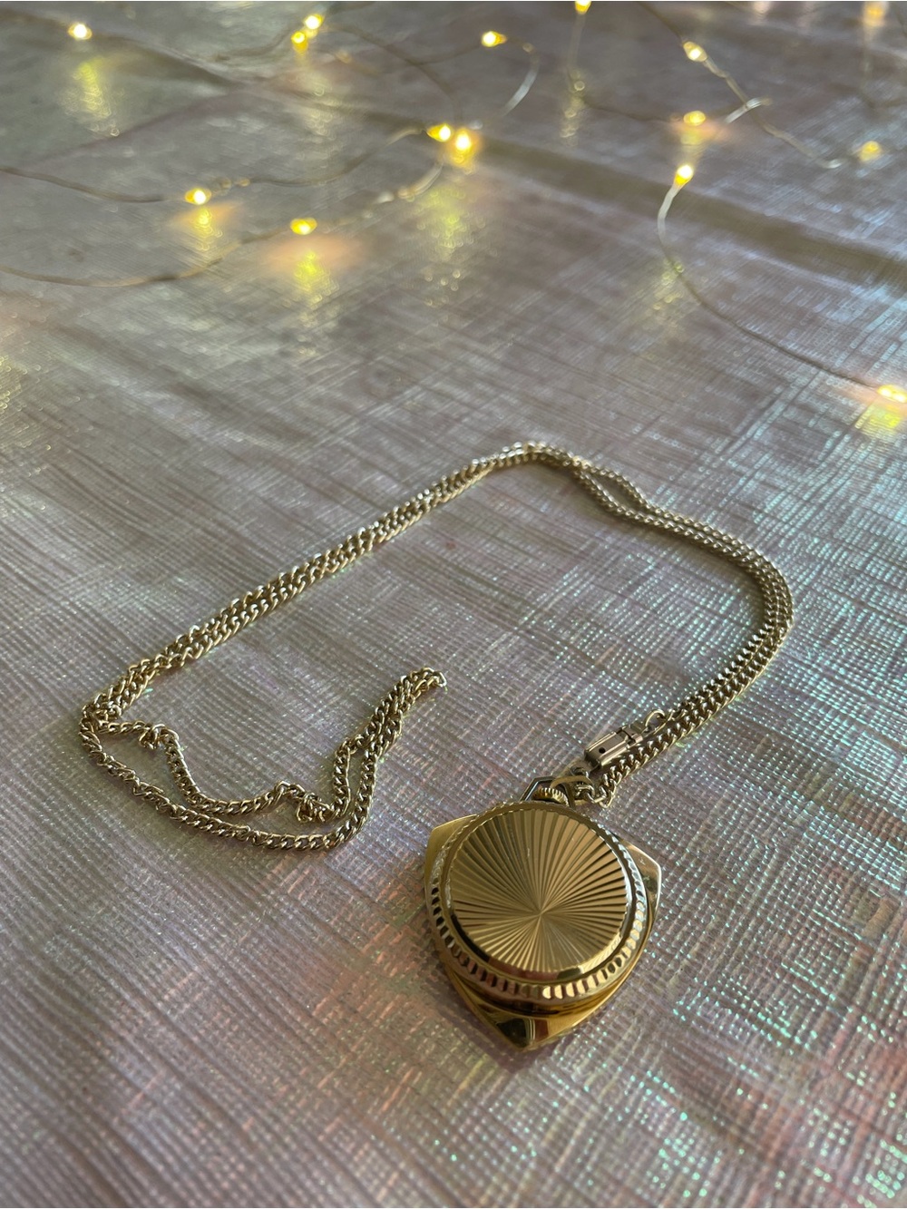 Vintage Zaria Pendant Watch Necklace
